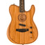 Fender American Acoustasonic Telecaster Acoustic Guitar, All-Mahogany, Ebony, Natural