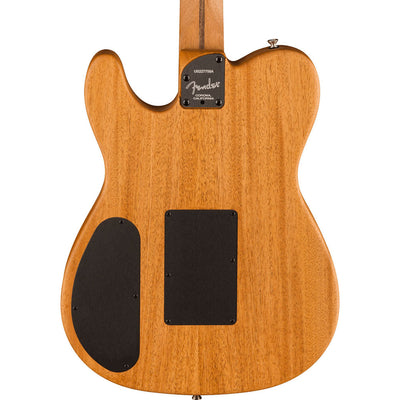 Fender American Acoustasonic Telecaster Acoustic Guitar, All-Mahogany, Ebony, Natural