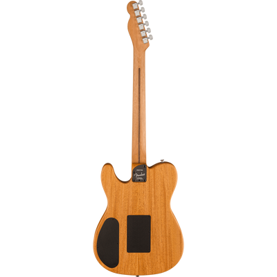 Fender American Acoustasonic Telecaster Acoustic Guitar, All-Mahogany, Ebony, Natural