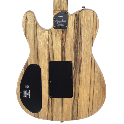 Fender American Acoustasonic Telecaster, Exotic Ziricote, Ebony, With Case