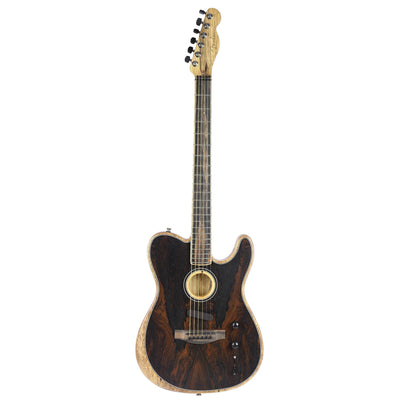 Fender American Acoustasonic Telecaster, Exotic Ziricote, Ebony, With Case