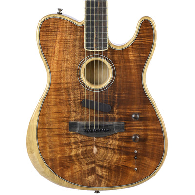 Fender American Acoustasonic Telecaster Koa Ebony Fingerboard With Case