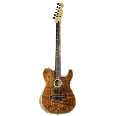 Fender American Acoustasonic Telecaster Koa Ebony Fingerboard With Case