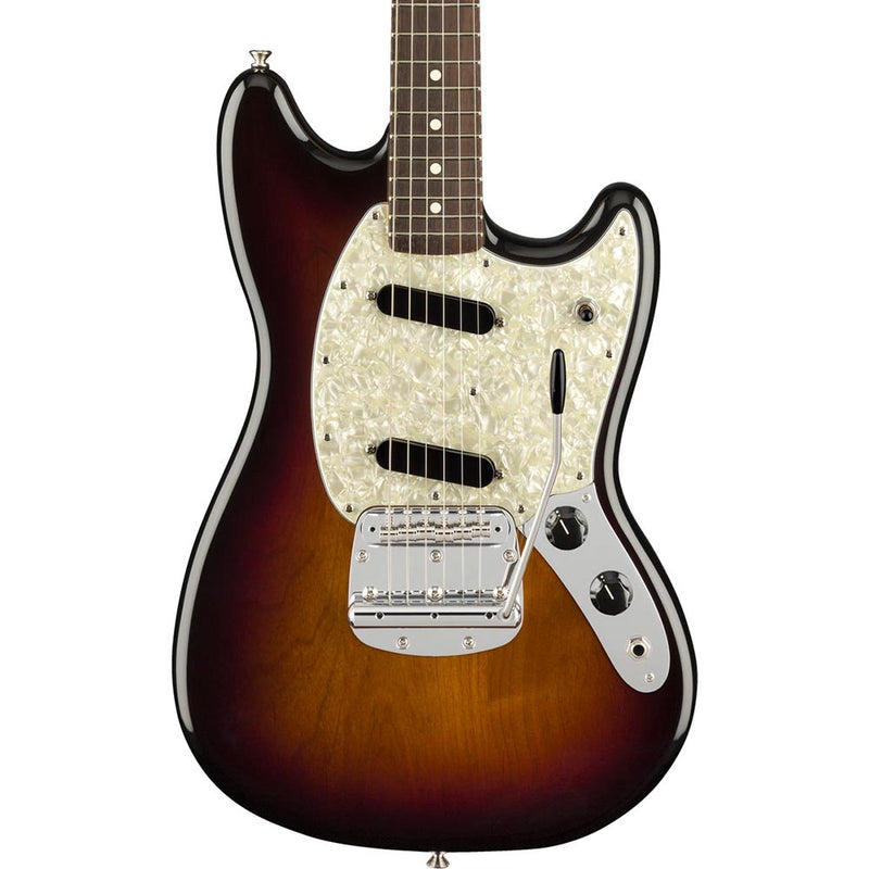 Fender American Performer Mustang, Rosewood Guitar, 3-Color Sunburst