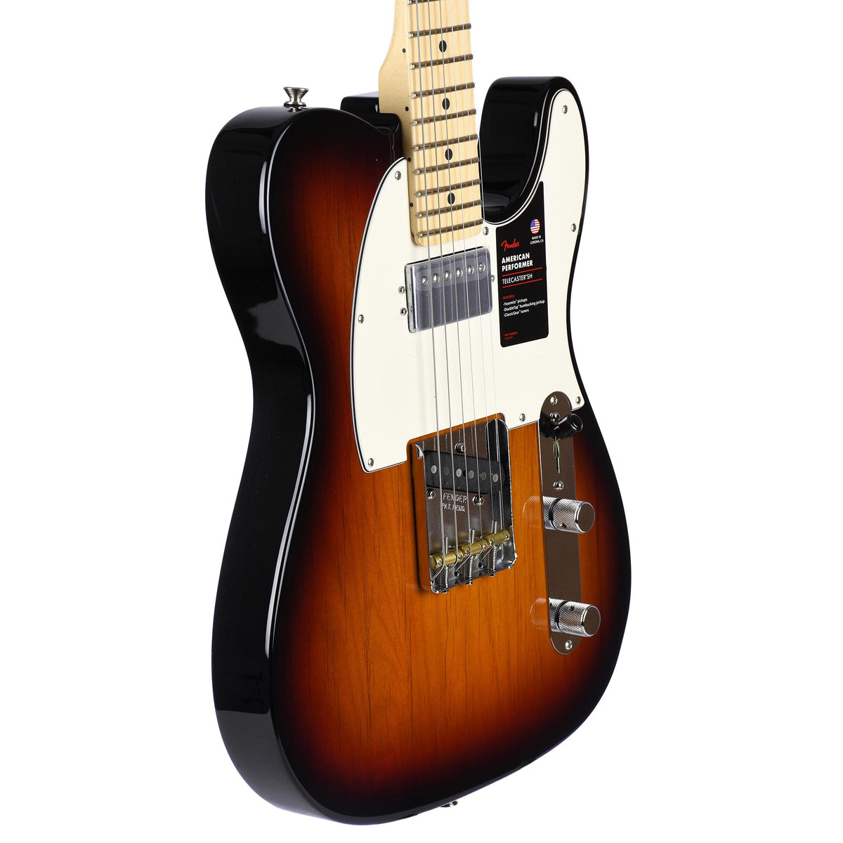 Fender American Performer Telecaster Hum, Maple, 3-Color Sunburst