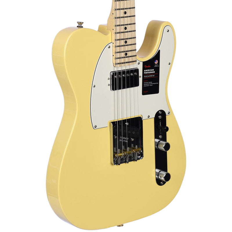 Fender American Performer Telecaster Hum, Maple Fingerboard, Vintage White