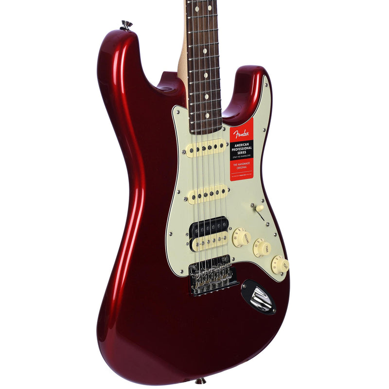 Fender American Pro Stratocaster HSS Shawbucker, Rosewood, Candy Apple Red