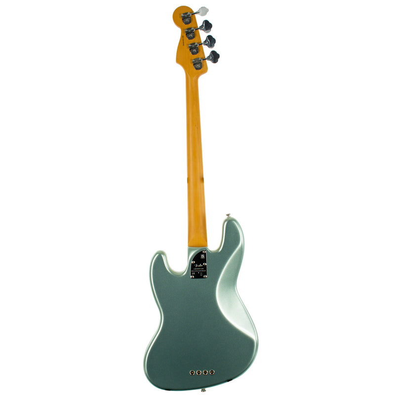 Fender American Professional II Jazz Bass Guitar, Maple, Mystic Surf Green