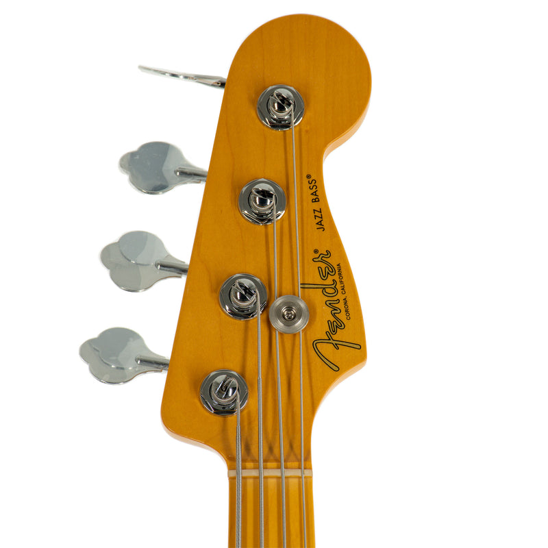 Fender American Professional II Jazz Bass Guitar, Maple, Mystic Surf Green