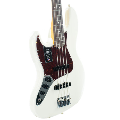 Fender American Professional II Jazz Bass Lefty Rosewood, Olympic White