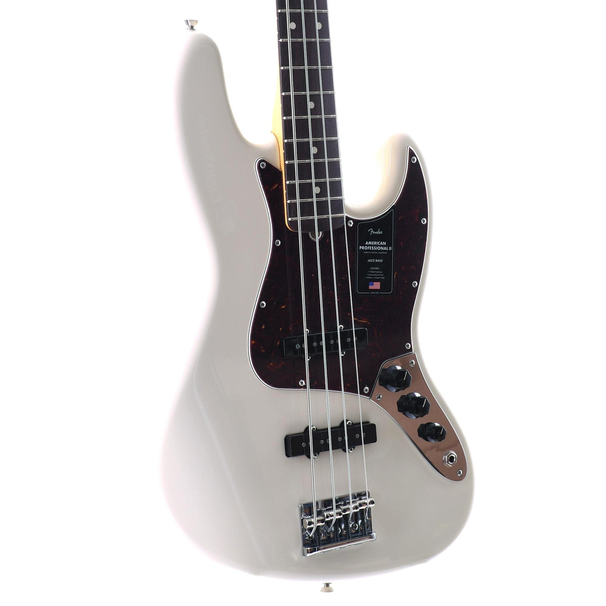 Fender American Professional II Jazz Bass Rosewood Fingerboard Olympic White