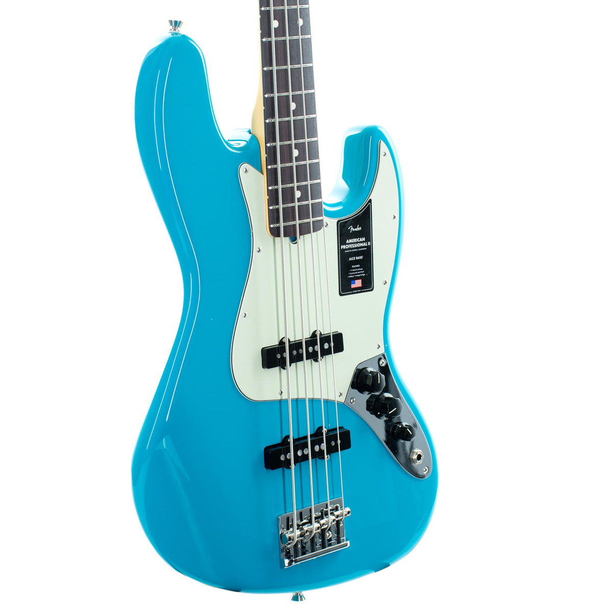 Fender American Professional II Jazz Bass Rosewood, Miami Blue