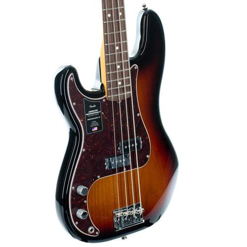 Fender American Professional II Precision Bass Lefty Rosewood, 3 Color Sunburst