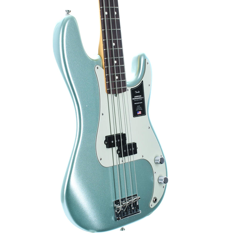Fender American Professional II Precision Bass Rosewood, Mystic Surf Green