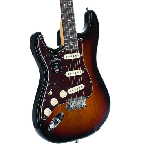 Fender American Professional II Stratocaster Lefty Rosewood, 3 Color Sunburst