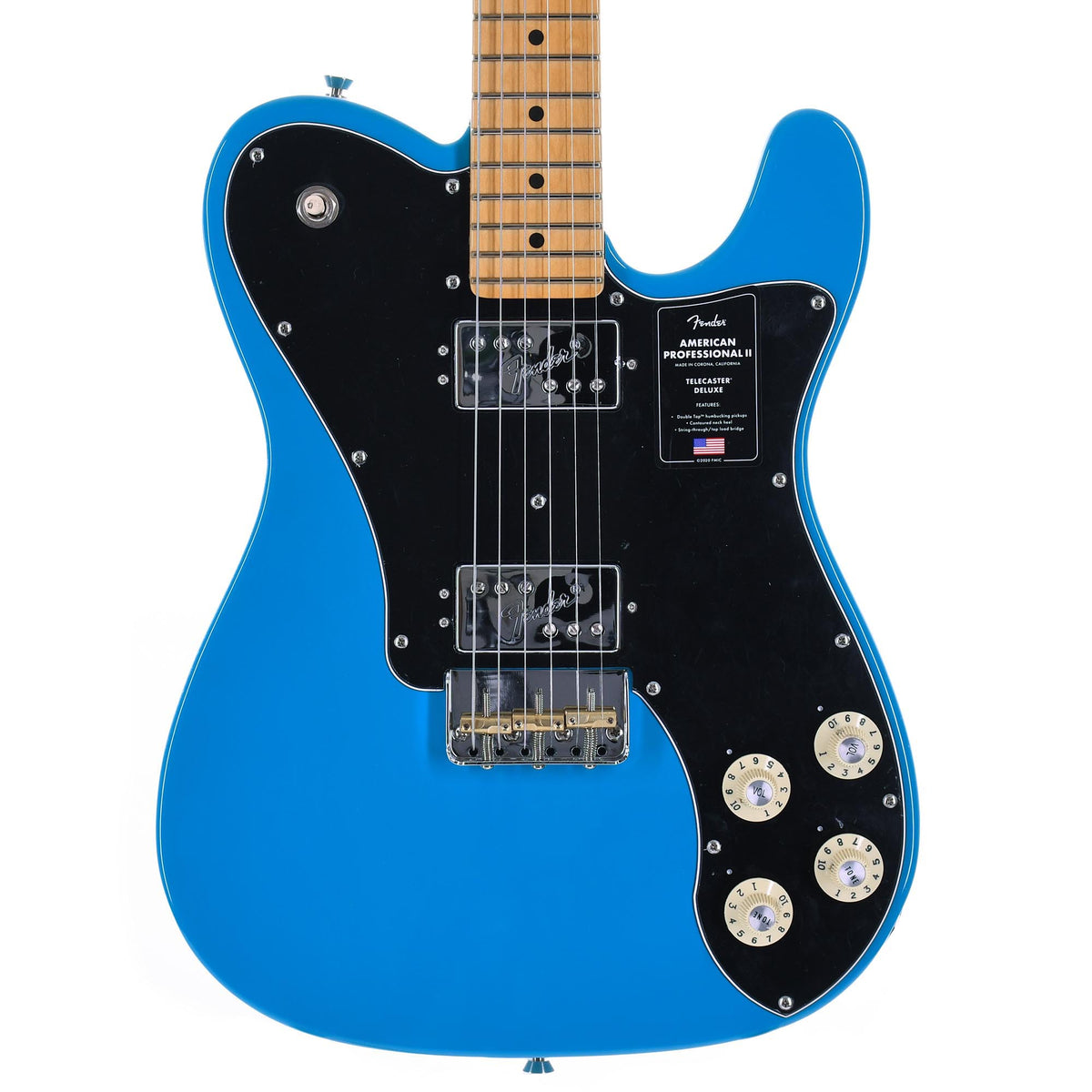 Fender American Professional II Telecaster Deluxe Maple, Miami Blue
