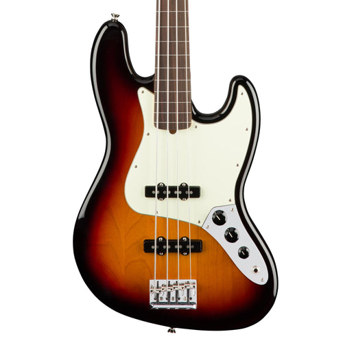 Fender American Professional Jazz Bass Fretless - 3-Color Sunburst - Rosewood