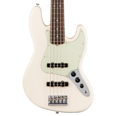 Fender American Professional Jazz Bass V - Olympic White - Rosewood