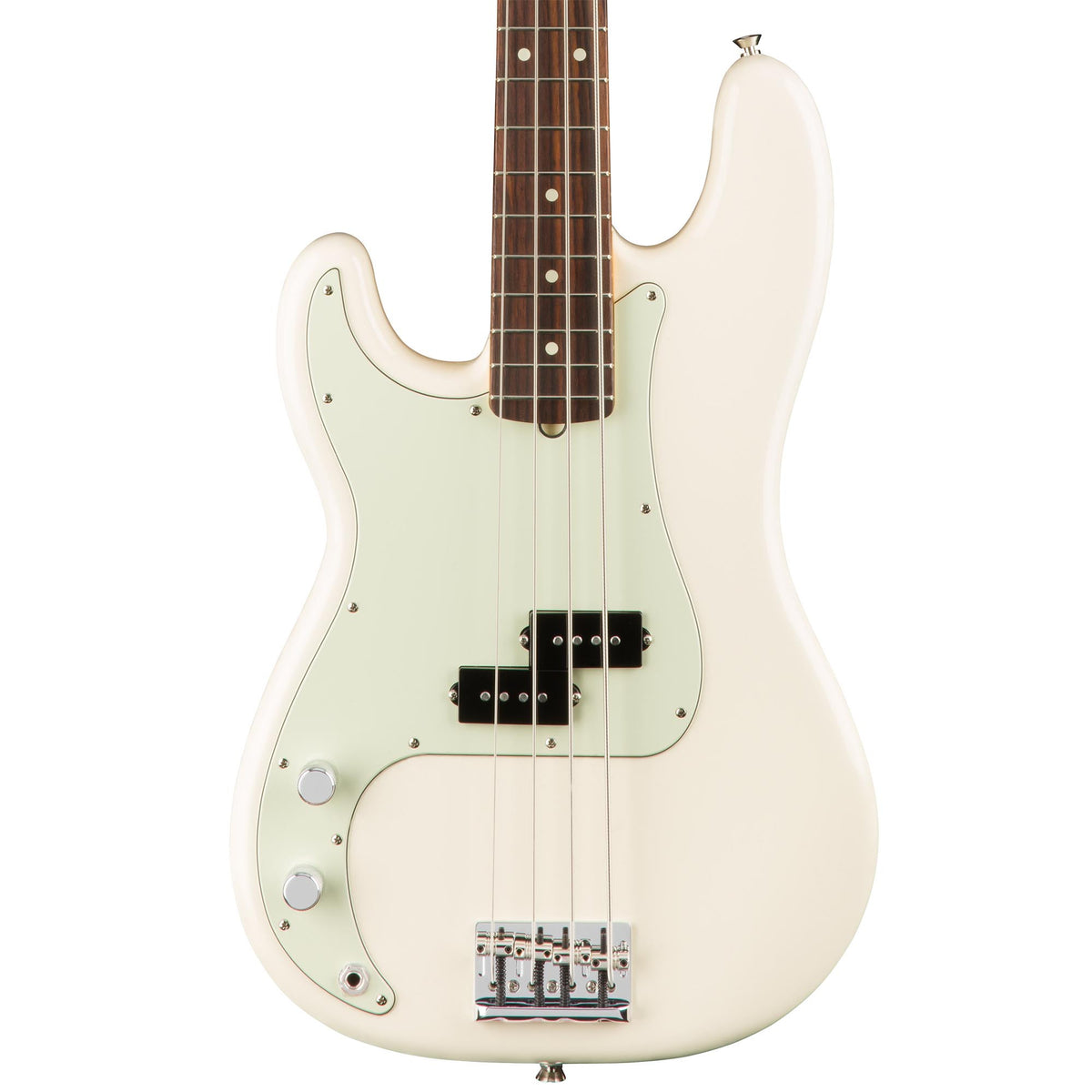 Fender American Professional Precision Bass Left Handed - Olympic White - Rosewood
