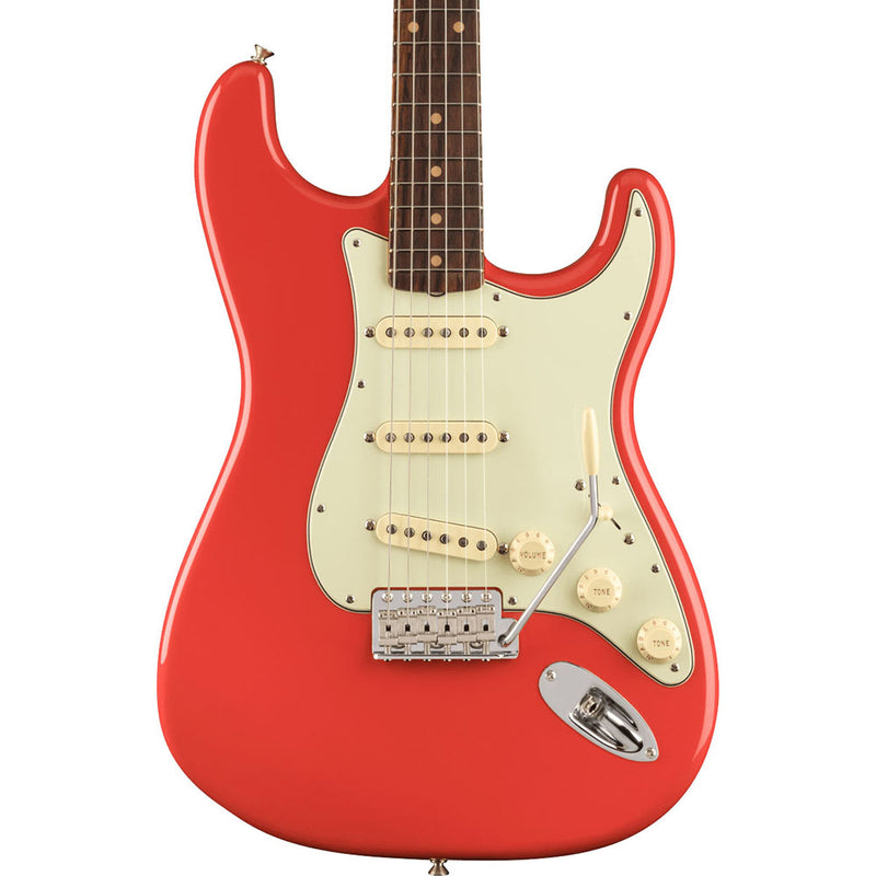 Fender American Vintage II 1961 Stratocaster Electric Guitar, Rosewood, Fiesta Red
