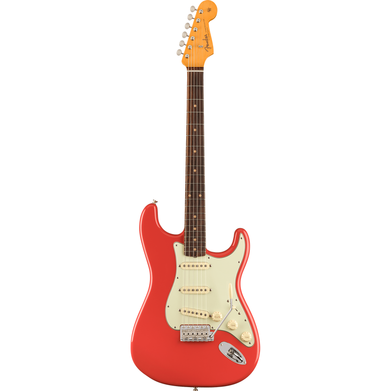 Fender American Vintage II 1961 Stratocaster Electric Guitar, Rosewood, Fiesta Red
