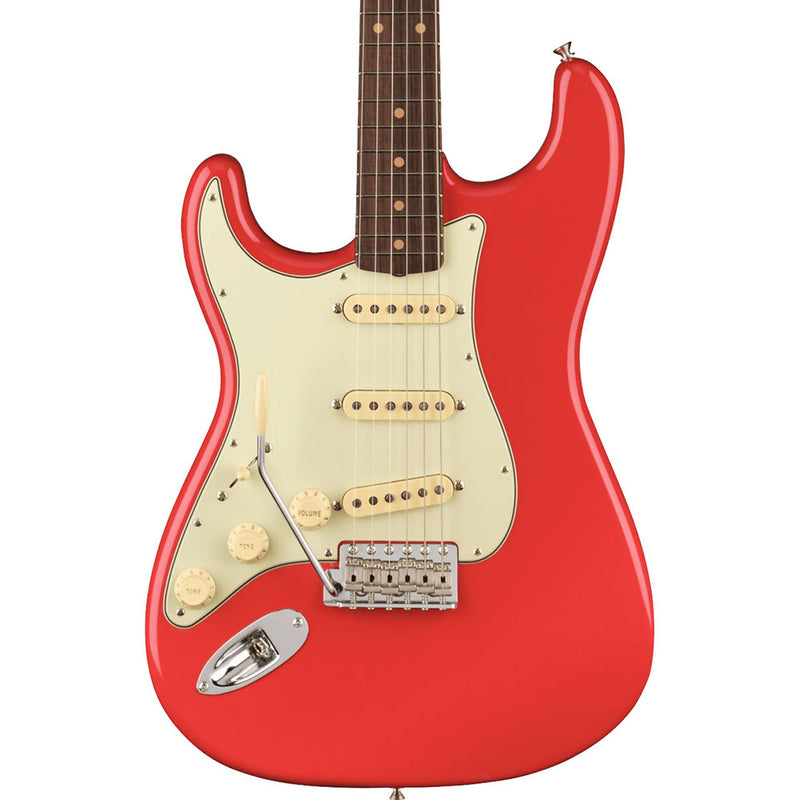 Fender American Vintage II 1961 Stratocaster Electric Guitar, Lefty, Rosewood, Fiesta Red