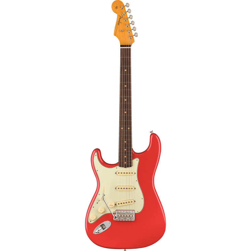 Fender American Vintage II 1961 Stratocaster Electric Guitar, Lefty, Rosewood, Fiesta Red