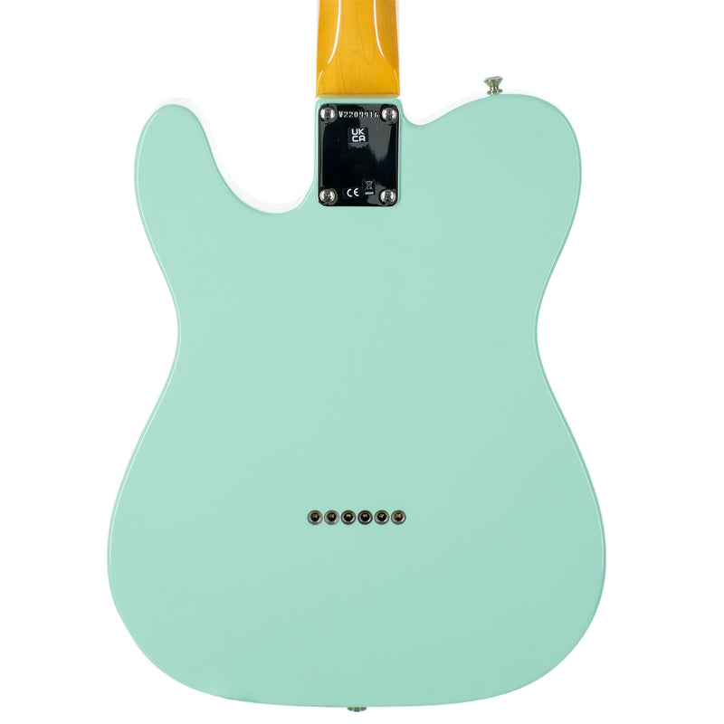 Fender American Vintage II 1963 Telecaster Electric Guitar, Rosewood, Surf Green