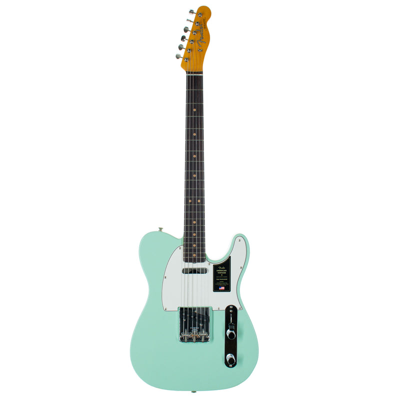 Fender American Vintage II 1963 Telecaster Electric Guitar, Rosewood, Surf Green