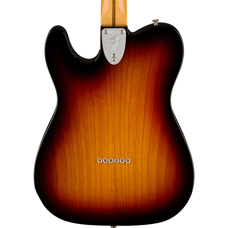 Fender American Vintage II 1972 Telecaster Thinline Electric Guitar, Maple, 3 Color Sunburst
