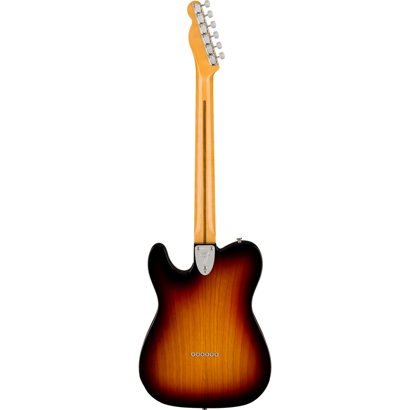 Fender American Vintage II 1972 Telecaster Thinline Electric Guitar, Maple, 3 Color Sunburst