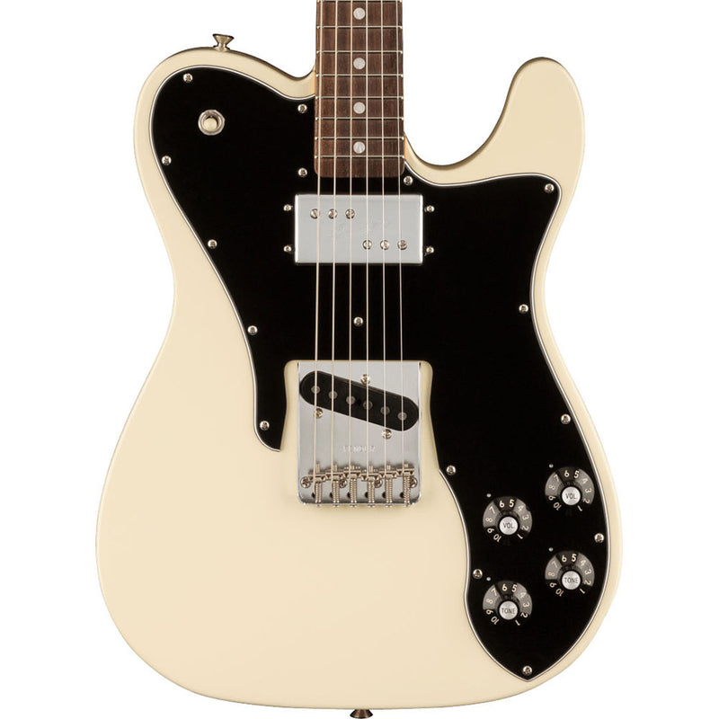 Fender American Vintage II 1977 Telecaster Custom Electric Guitar, Rosewood, Olympic White