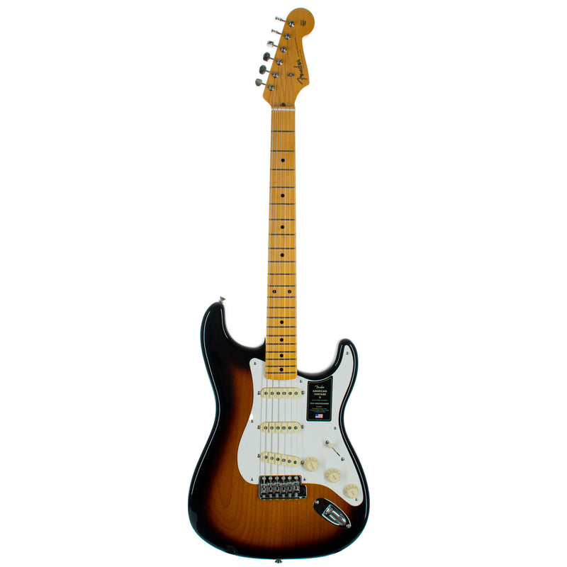 Fender American Vintage II 1957 Stratocaster Electric Guitar, Maple, 2 Color Sunburst