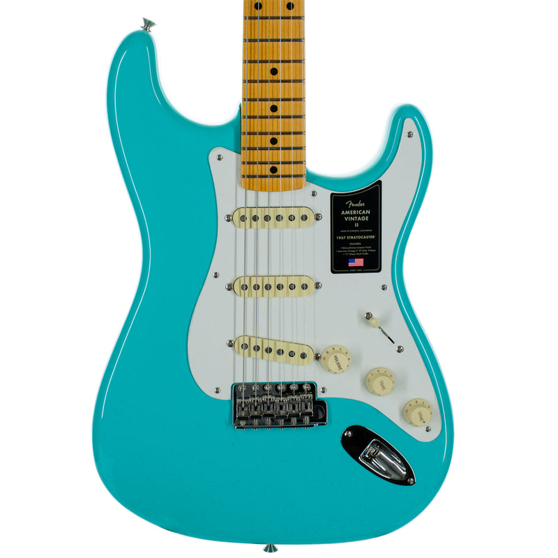 Fender American Vintage II 1957 Stratocaster Electric Guitar, Maple, Sea Foam Green