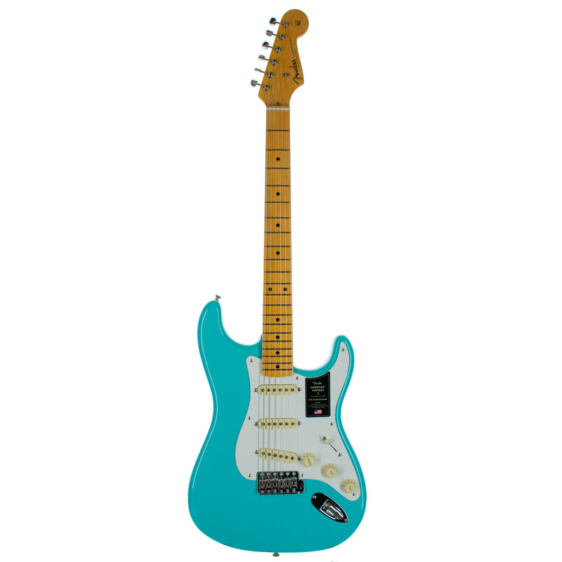 Fender American Vintage II 1957 Stratocaster Electric Guitar, Maple, Sea Foam Green