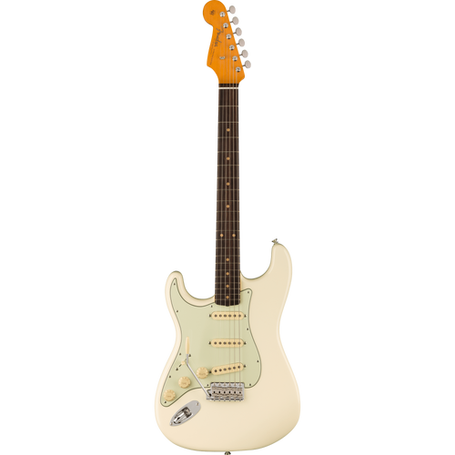Fender American Vintage II 1961 Stratocaster Electric Guitar, Lefty, Rosewood, Olympic White