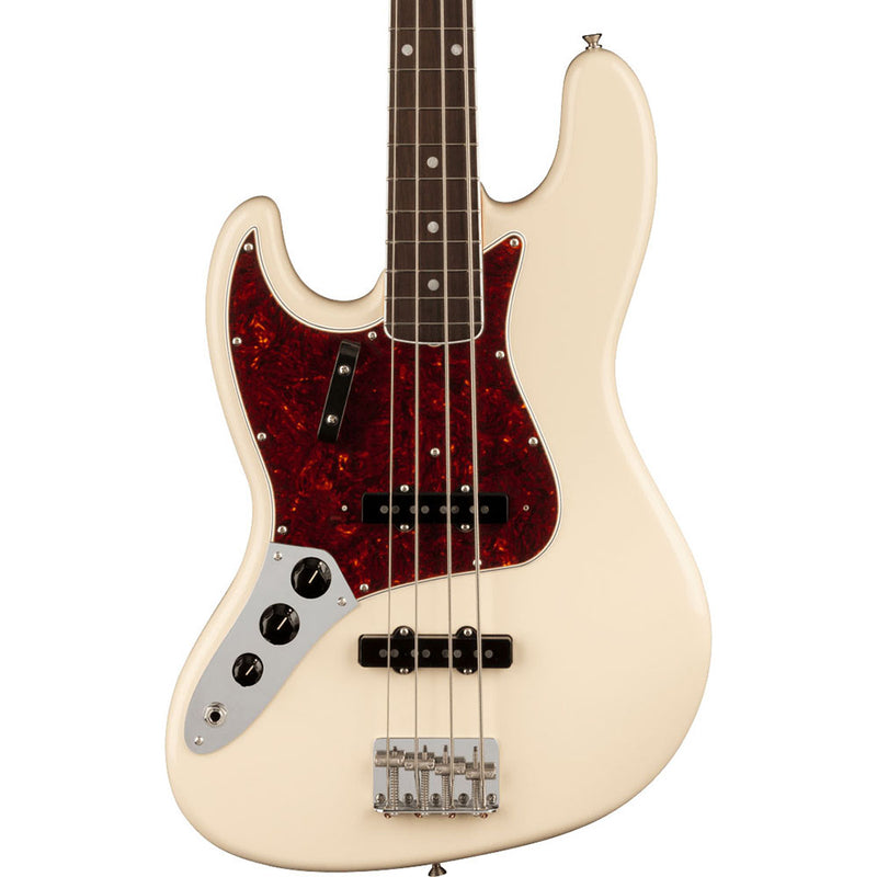 Fender American Vintage II 1966 Jazz Bass, Lefty, Rosewood, Olympic White