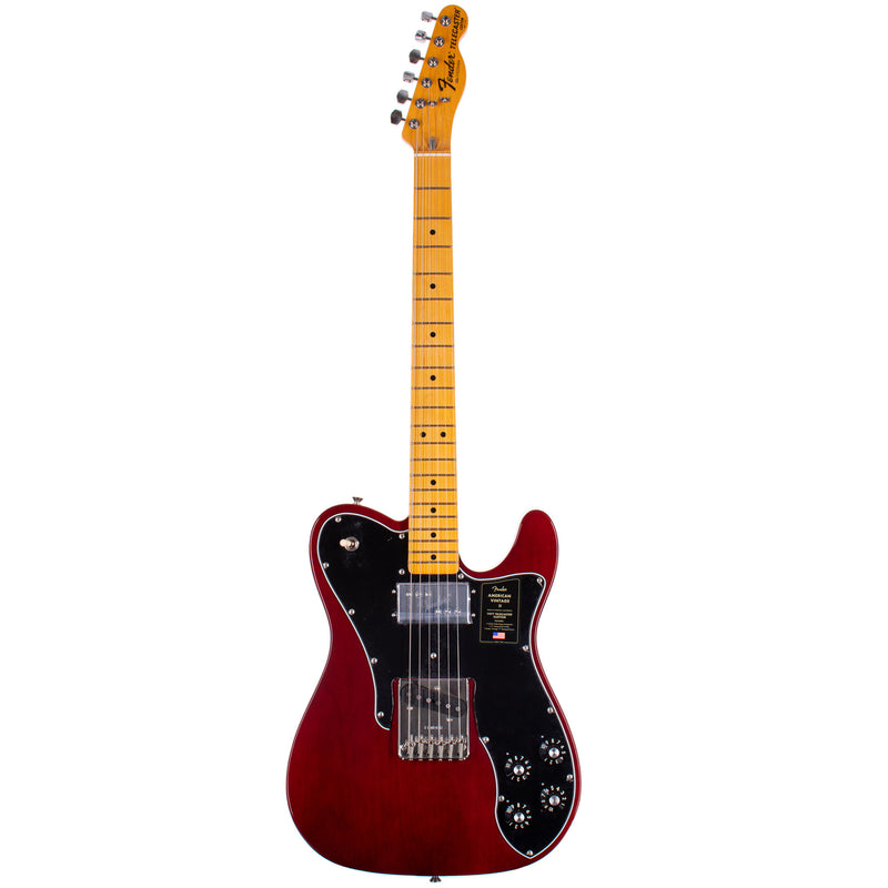 Fender American Vintage II Limited Edition '77 Telecaster Custom Electric Guitar, Maple, Wine