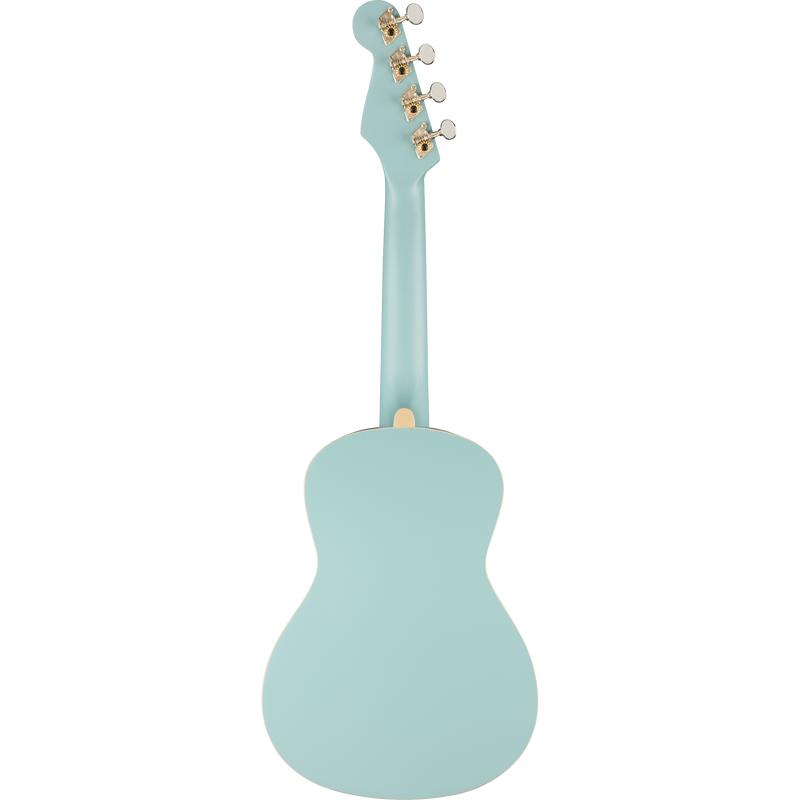 Fender Avalon Tenor Ukulele, Walnut, Daphne Blue