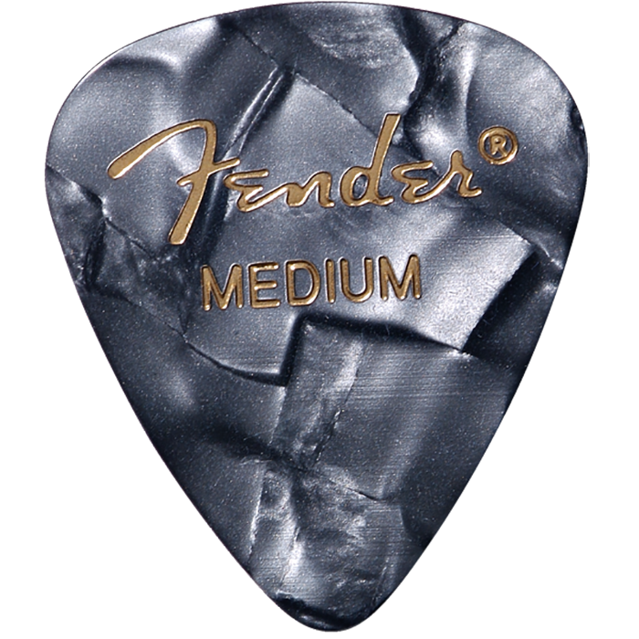 Fender Black Moto Picks 12 Pack Medium