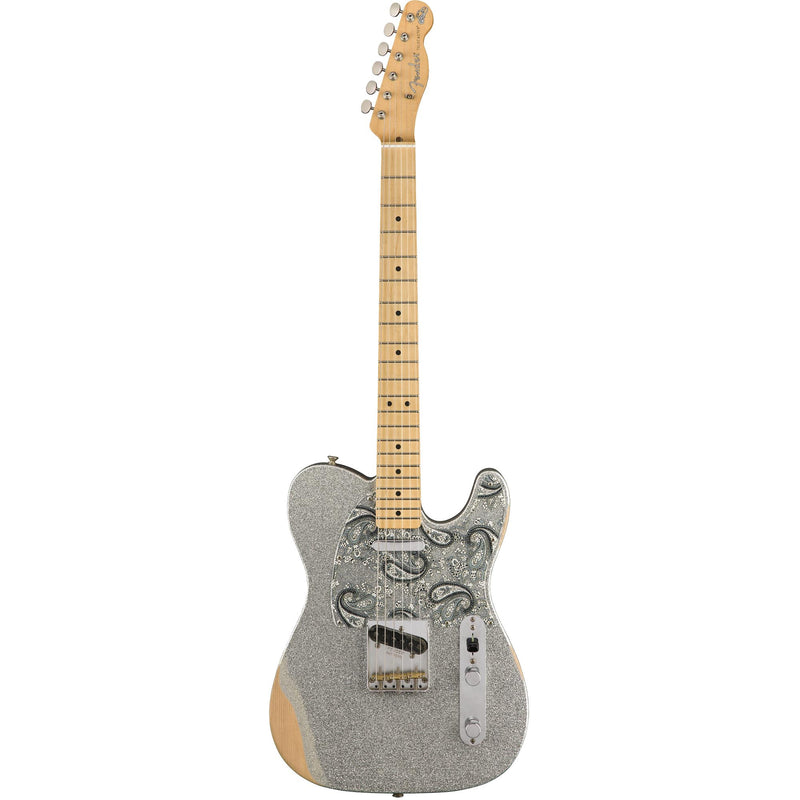 Fender Brad Paisley Road Worn Telecaster - Maple - Silver Sparkle