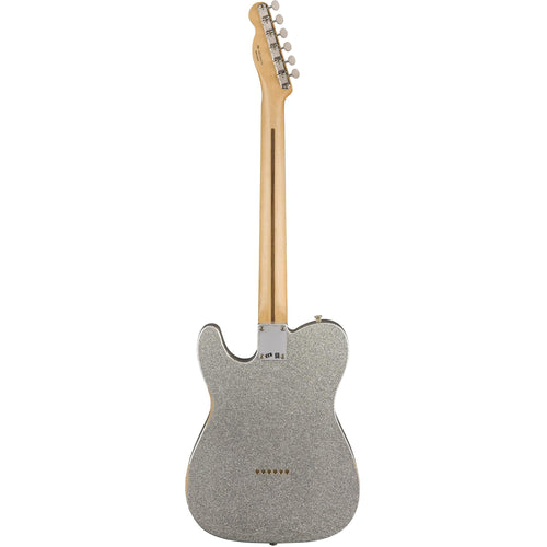 Fender Brad Paisley Road Worn Telecaster - Maple - Silver Sparkle