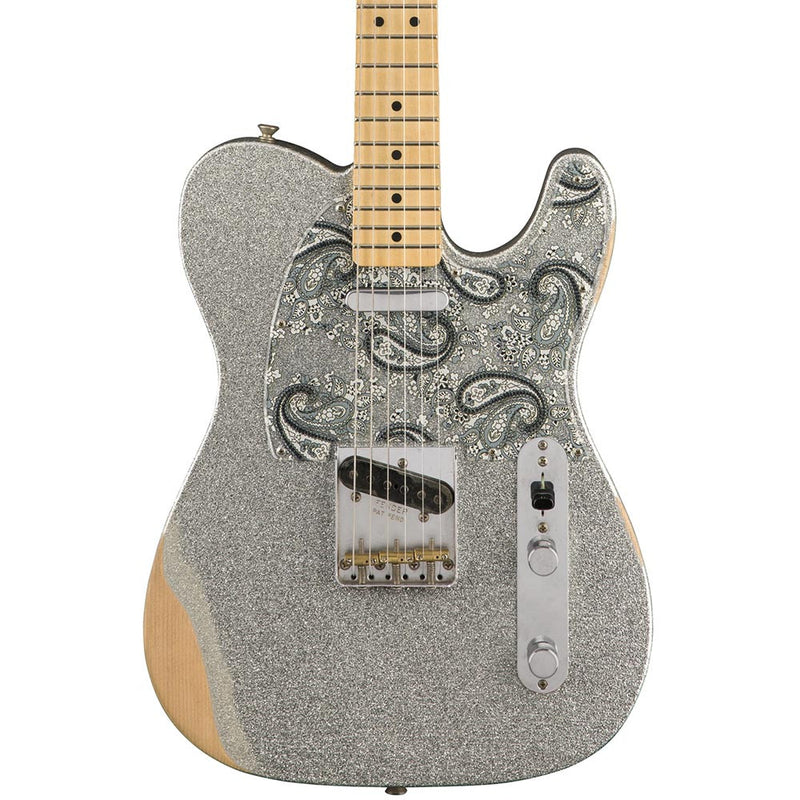 Fender Brad Paisley Road Worn Telecaster - Maple - Silver Sparkle