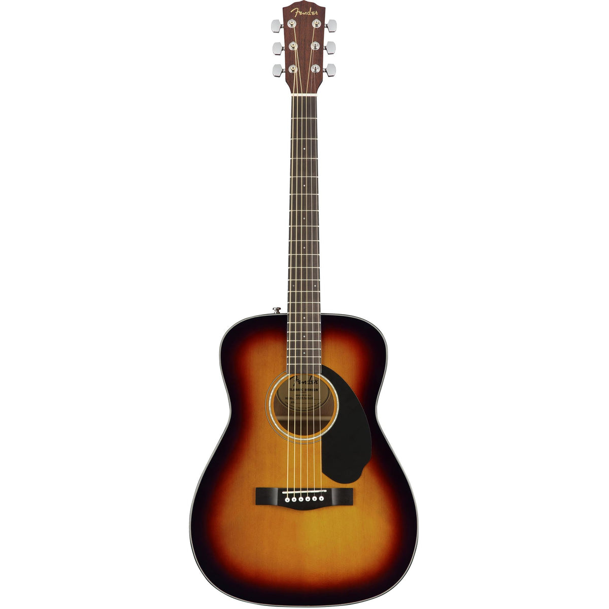 Fender CC-60S Acoustic Guitar - 3-Tone Sunburst