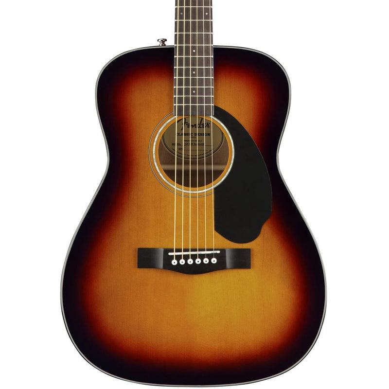 Fender CC-60S Acoustic Guitar - 3-Tone Sunburst