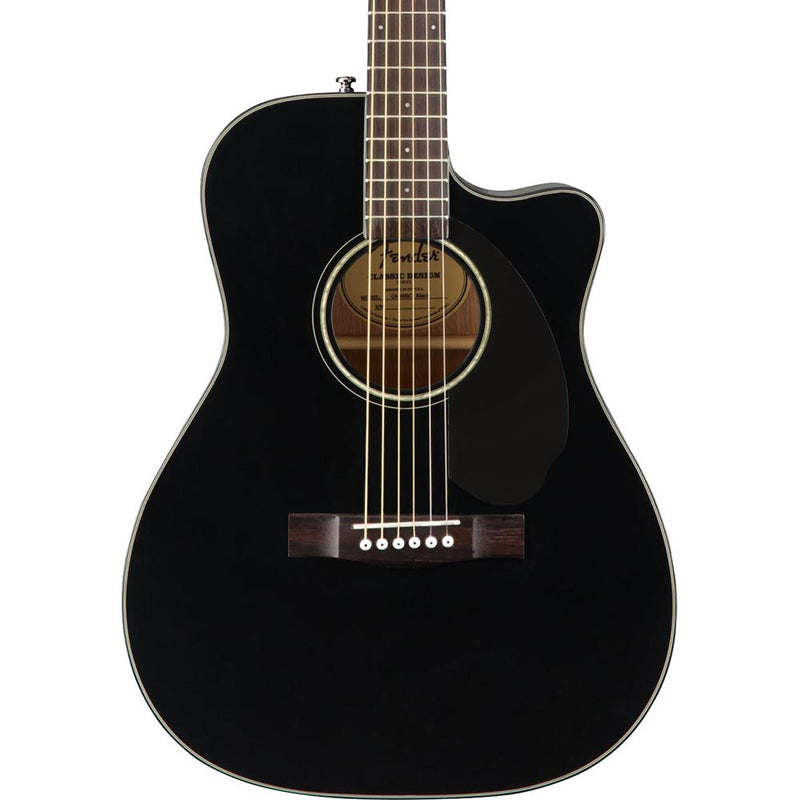 Fender CC-60SCE Concert Walnut Fingerboard, Black