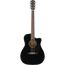 Fender CC-60SCE Concert Walnut Fingerboard, Black