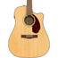 Fender CD-140SCE Dreadnought Walnut Fingerboard, Natural With Case