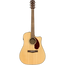 Fender CD-140SCE Dreadnought Walnut Fingerboard, Natural With Case