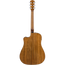 Fender CD-140SCE Dreadnought Walnut Fingerboard, Natural With Case